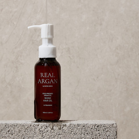 REAL ARGAN Cold Pressed Shine Hair Oil