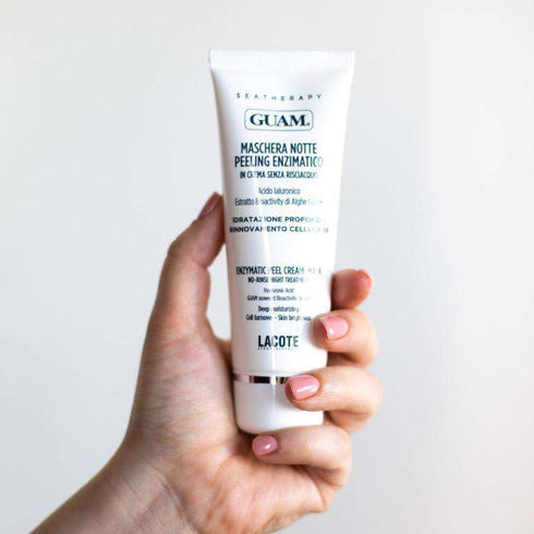 Guam SeaTherapy Enzyme Papaya Peeling night mask for face exfoliating with hyaluronic acid and seaweed