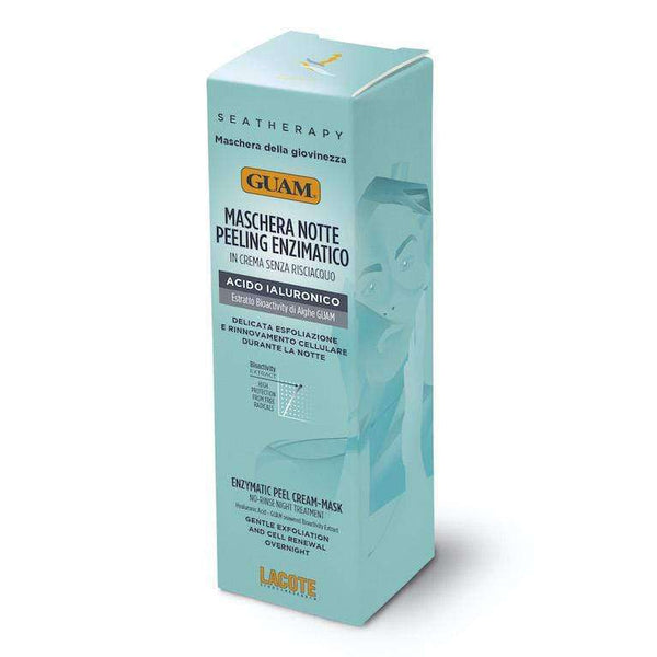 Guam SeaTherapy Enzyme Papaya Peeling night mask for face exfoliating with hyaluronic acid and seaweed