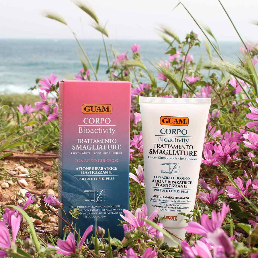 GUAM Bioactivity stretch mark cream, the postpartum stretch mark cream for use after breastfeeding