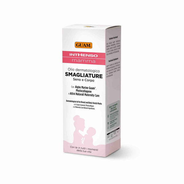 GUAM Inthenso Mom stretch mark oil box for pregnancy cellulite and stretch marks
