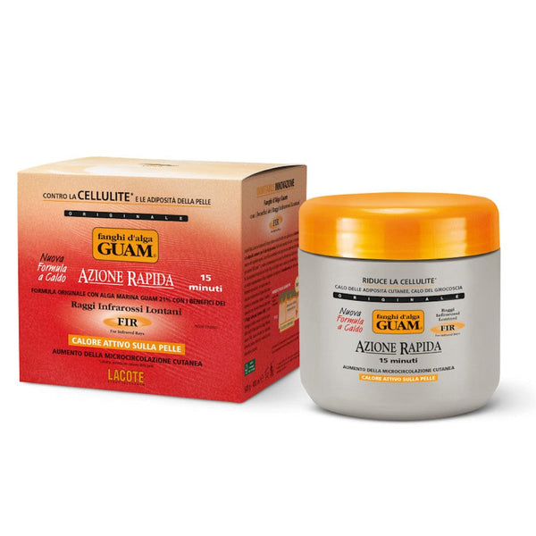 GUAM Turbo Toning 15 minute far infrared body wrap jar and box for cellulite