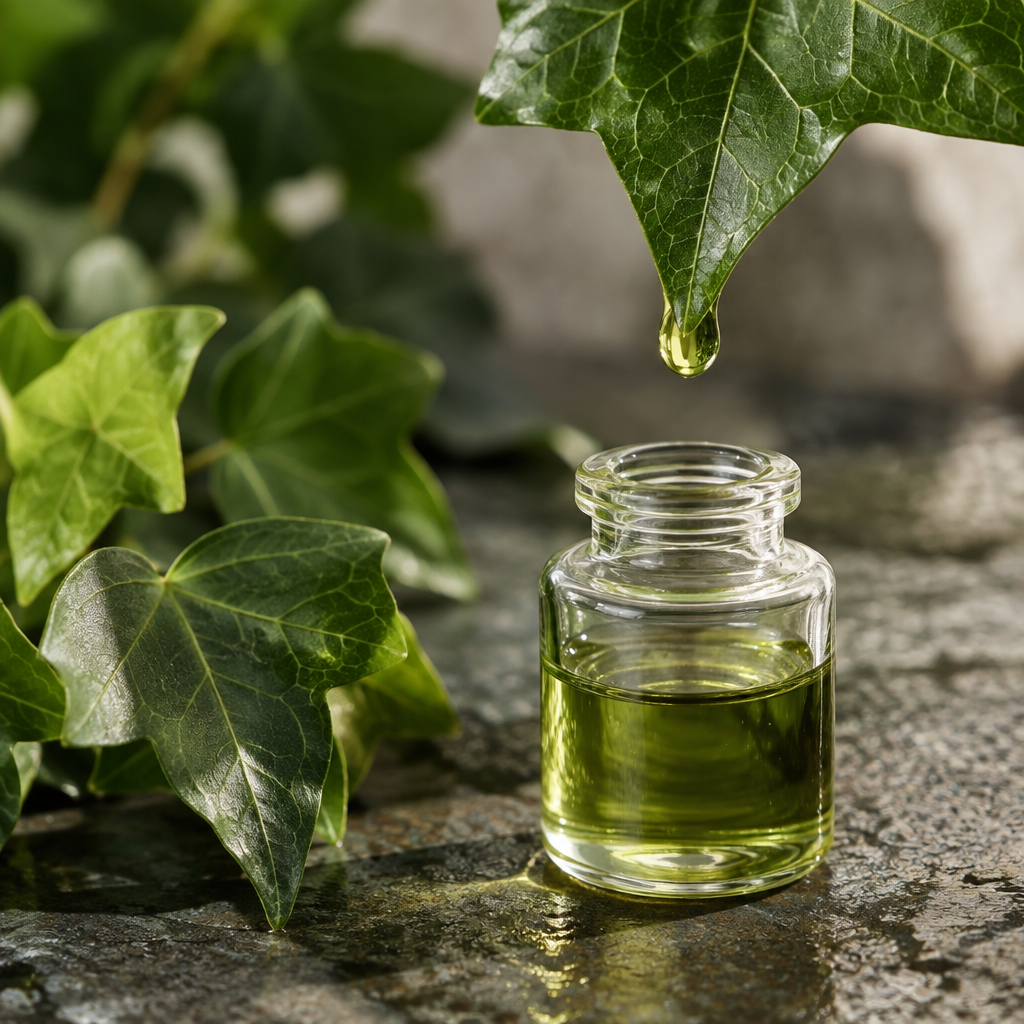 Ivy leaves and ivy extract, a circulation-boosting ingredient in GUAM mud