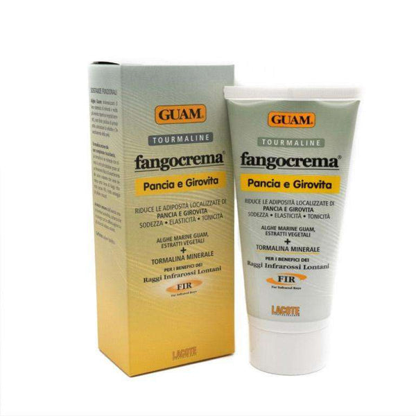 GUAM Tummy Tightening Cream tube and box for stomach cellulite