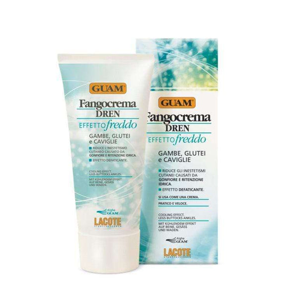 GUAM Fangocrema Dren cooling cream for water retention in legs
