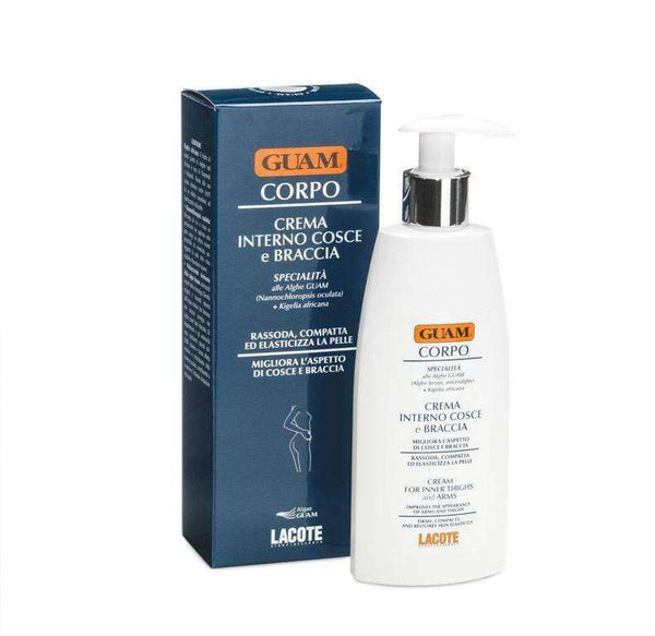 GUAM Body Firming Cream for arms and inner thighs to tighten loose skin and smooth inner arm cellulite
