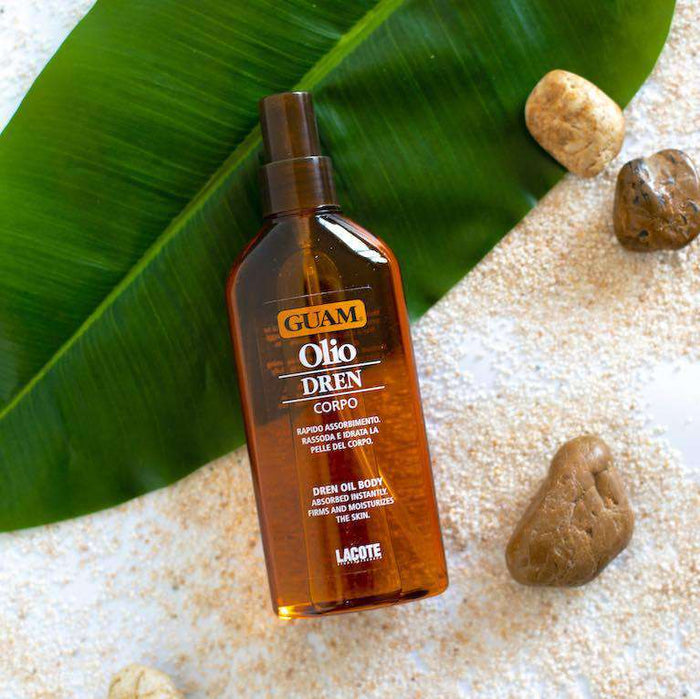 Guam Dren Moisturizing and Draining Body Oil for Massage