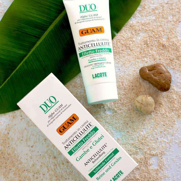 Crème Anticellulite Guam Duo 200ml Action Chaude - Soin Corps Italie