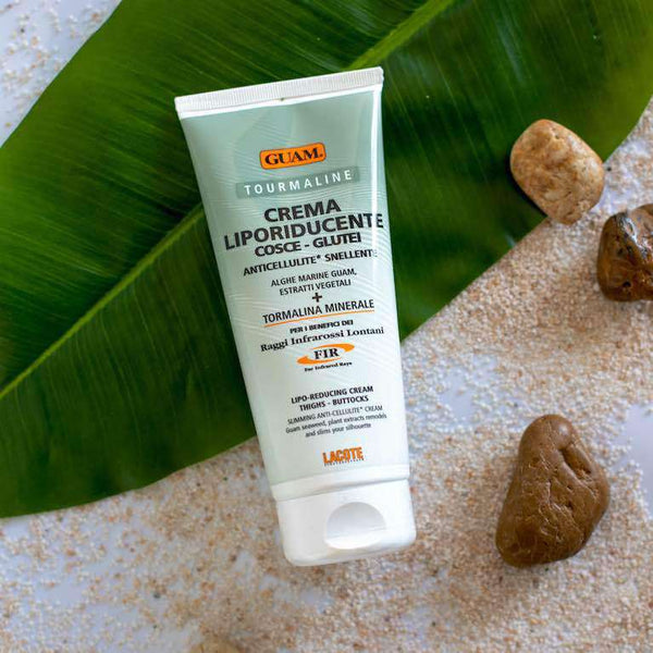 GUAM Lipo Cream with Black Tourmaline, a cellulite cream for thighs and buttocks